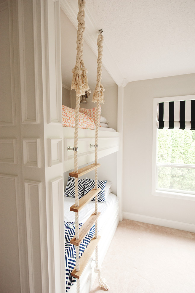 Boy/Girl Built in Bunk Room - Mikael Monson Photography