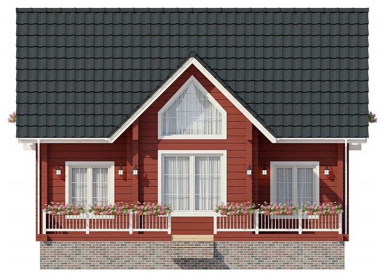 Дом из клееного бруса | Пегас 182