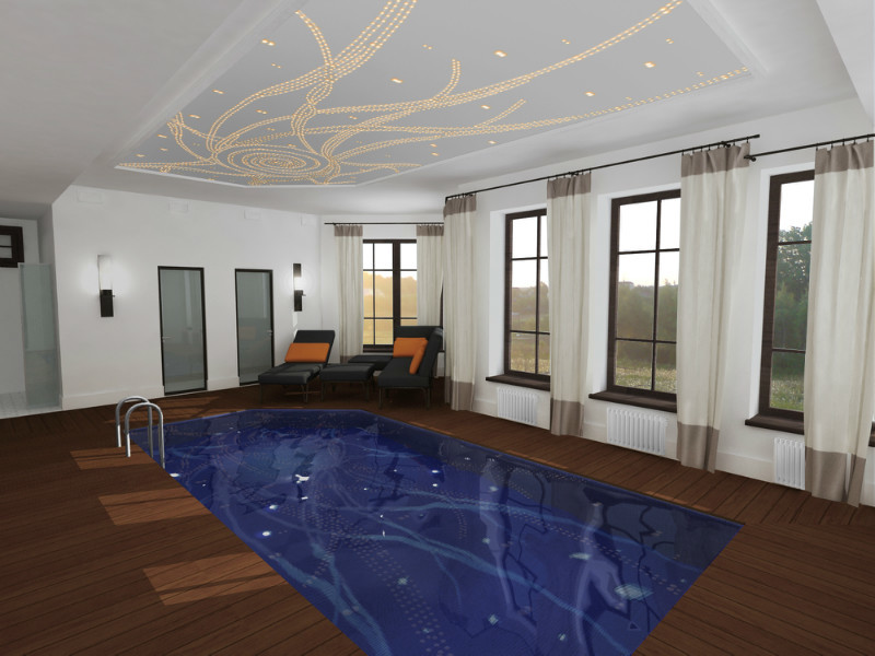 дом с бассейном