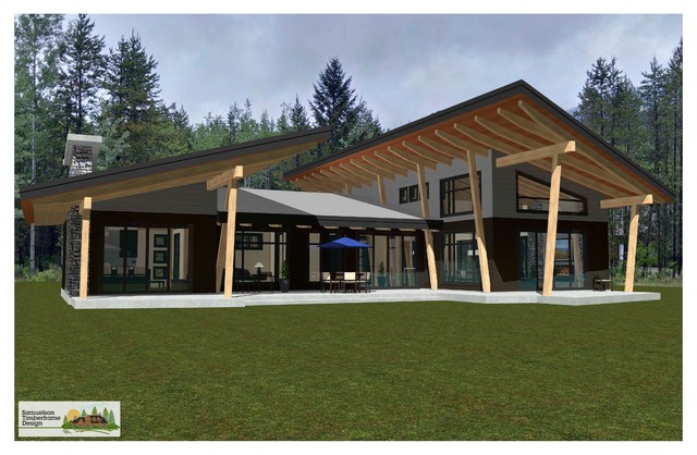Samuelson Timberframe Design contemporary