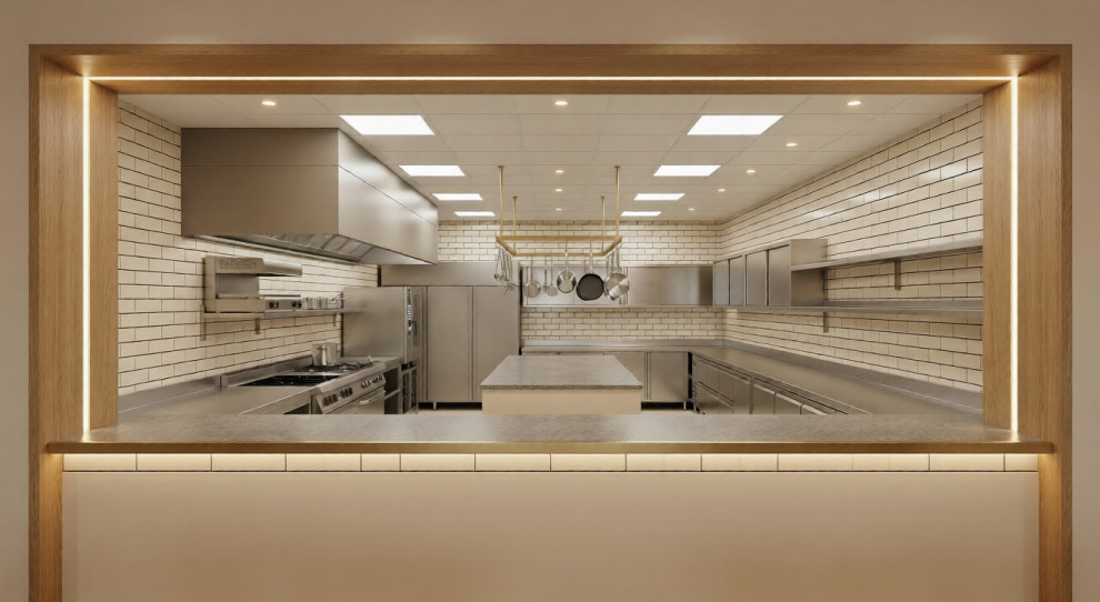 Inspiration for a contemporary kitchen in Bengaluru.