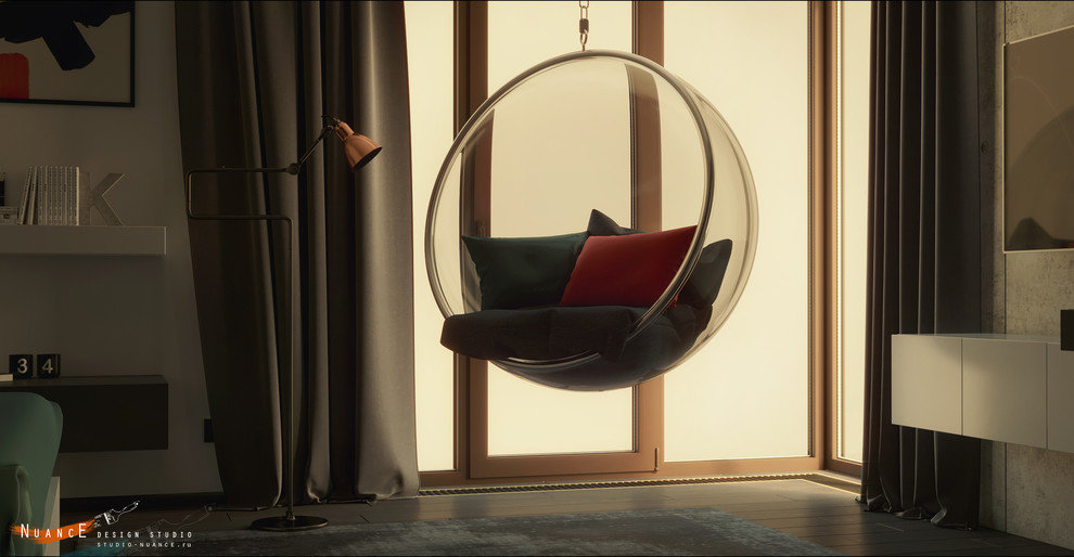 Комната для молодой девушки. Простота линий и форм