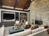 Rustic Living Room by Luxe Nest