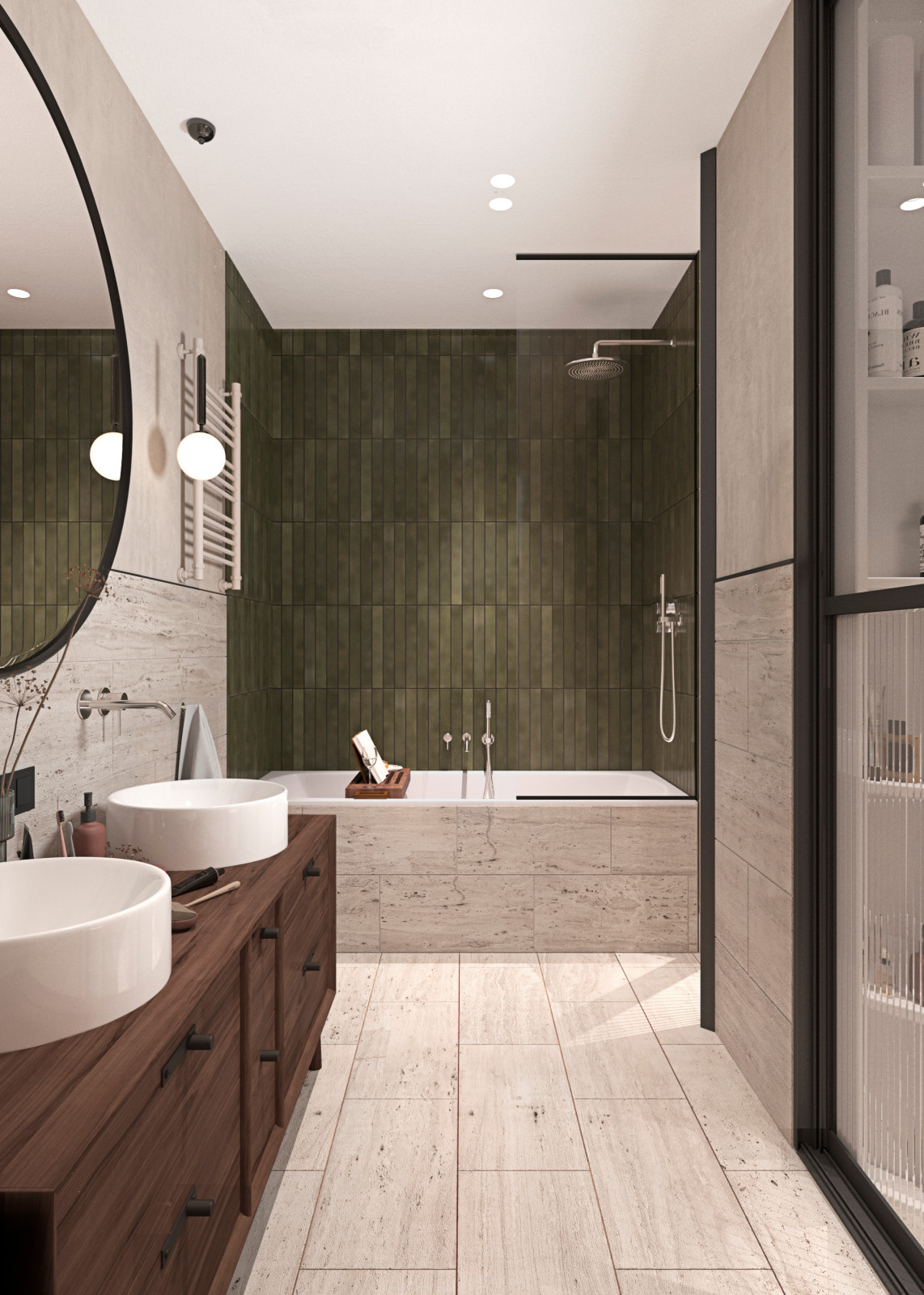 Квартира c элементами mid-century