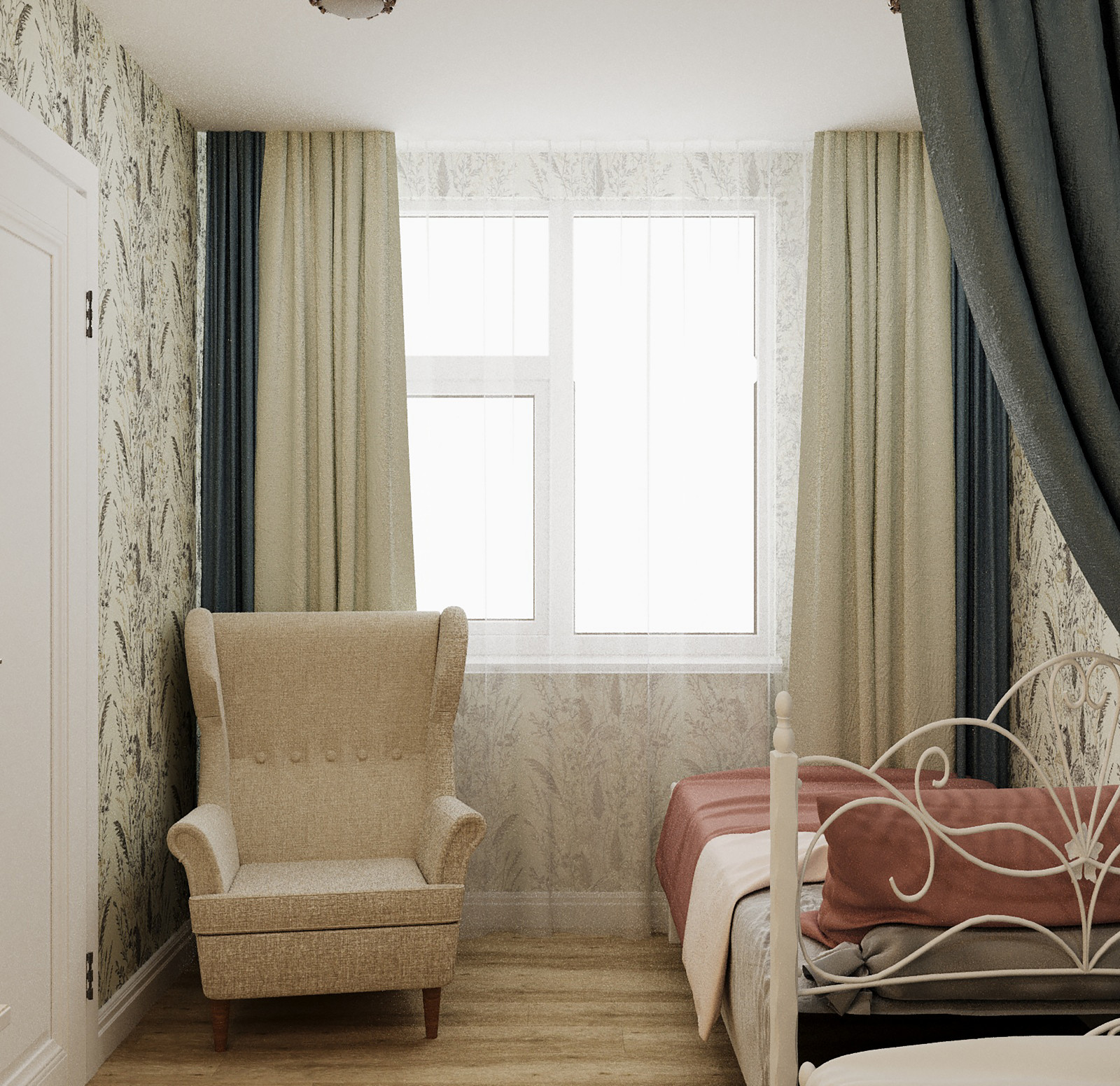 Кресло в спальне