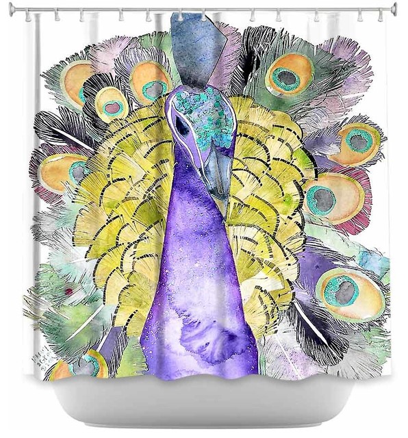 Shower Curtain Artistic - Peacock