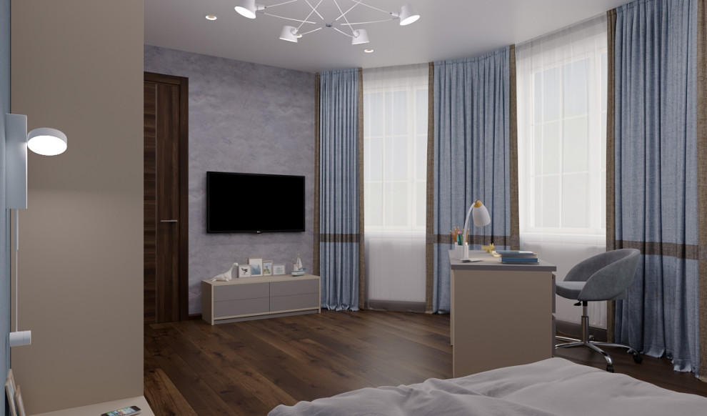 Детская комната по фен-шую, частный дом 200 кв.м