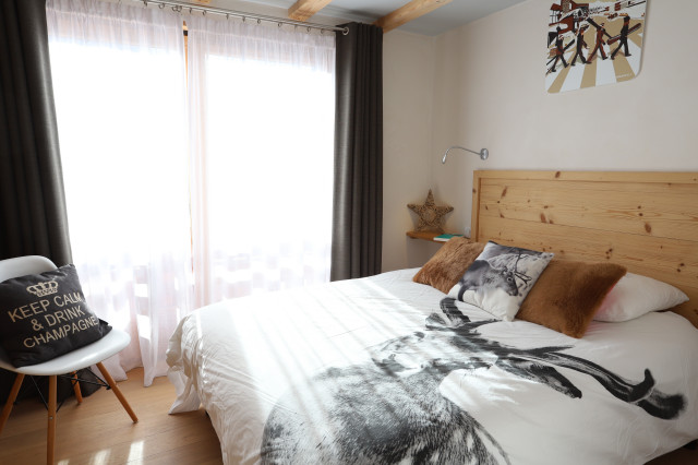 Chalet "les 3 flocons" rustikal-schlafzimmer