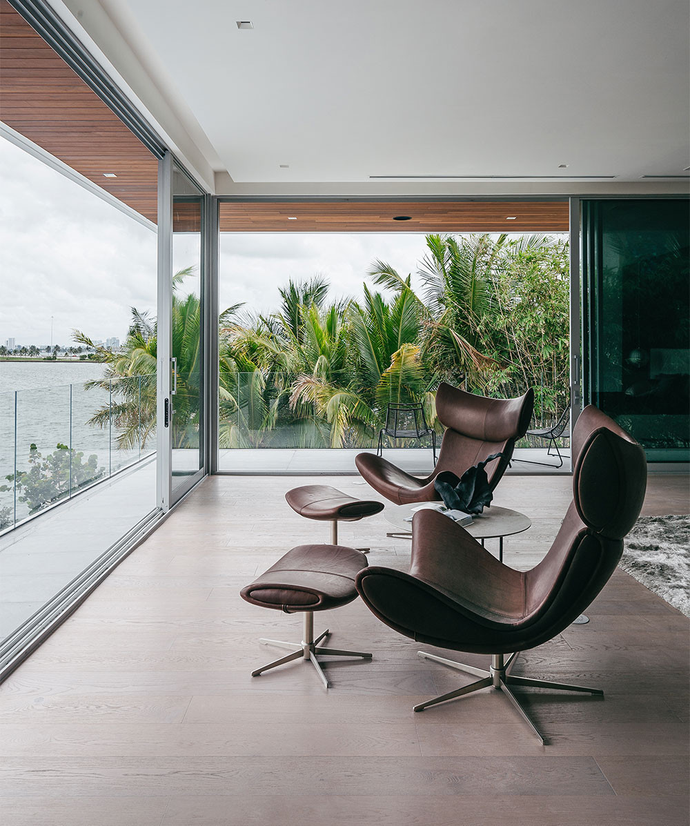 Интерьер в Майами с мебелью BoConcept