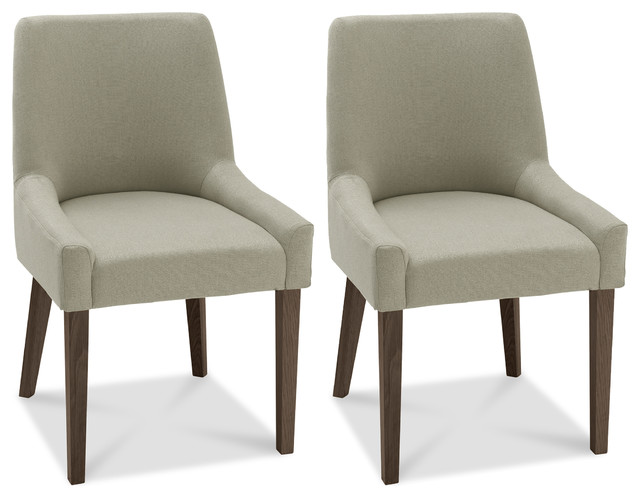 Tyler Scoop Back Light Gray Dining Chairs Set Of 2 Modern Tyler Scoop Back Light Gray Dining Chairs Set Of 2 Modern By Houzz