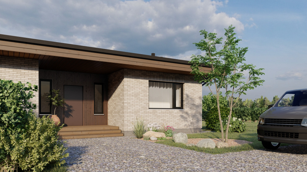 Одноэтажный дом в пос. Зимняя горка