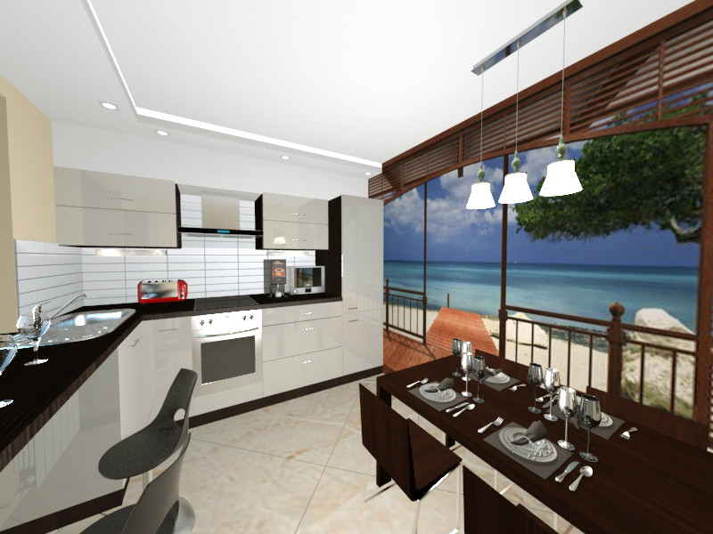 кухня в частном доме