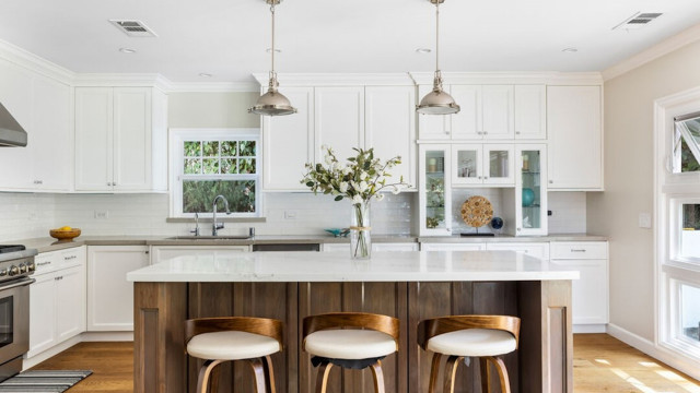 Cape Cod Colonial Revival american-traditional-kitchen