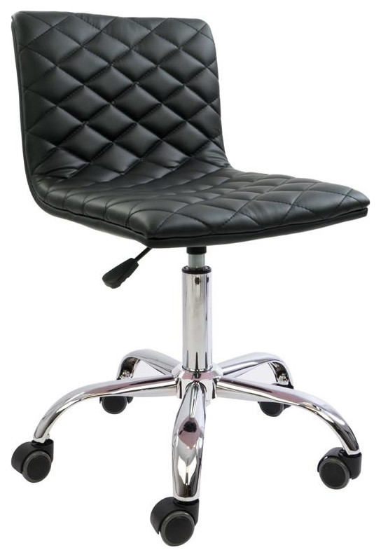 Eliza Diamond Quilted Vanity Chair Contemporary Vanity Stools And