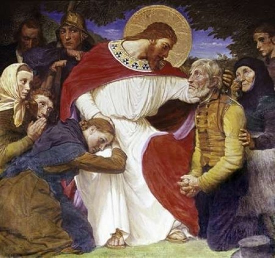 Jesus The Comforter Poster Print By August Andreas Jerndorff