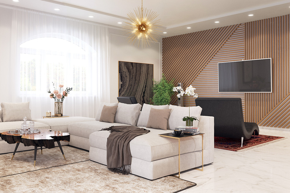 Эклектика в светлом доме