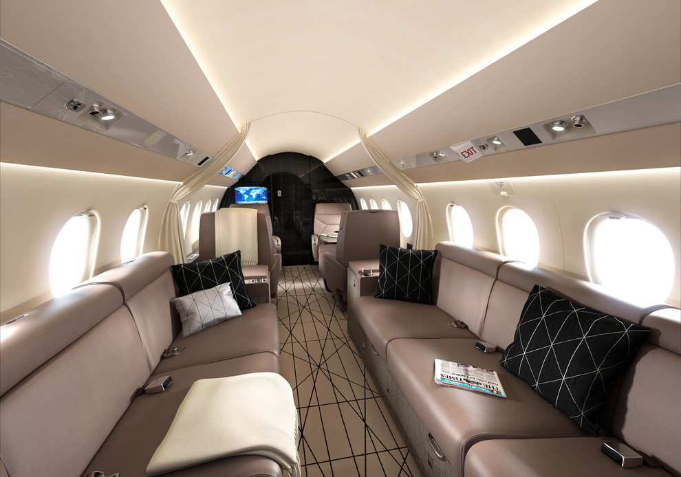 FALCON 2000 Private Aircraft Interior
