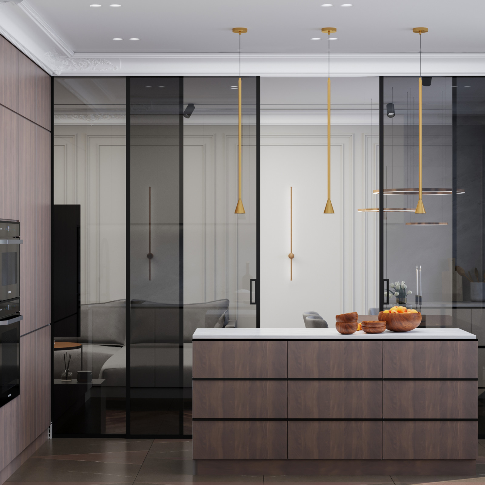 Квартира неоклассика