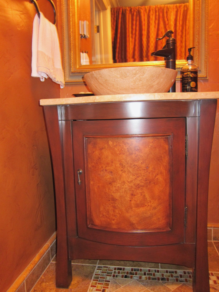 Tuscan Powder Room