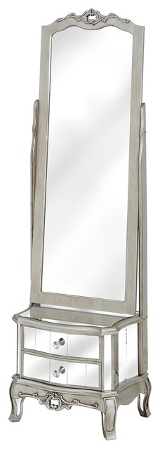 Argente Cheval Mirror With 2 Drawers