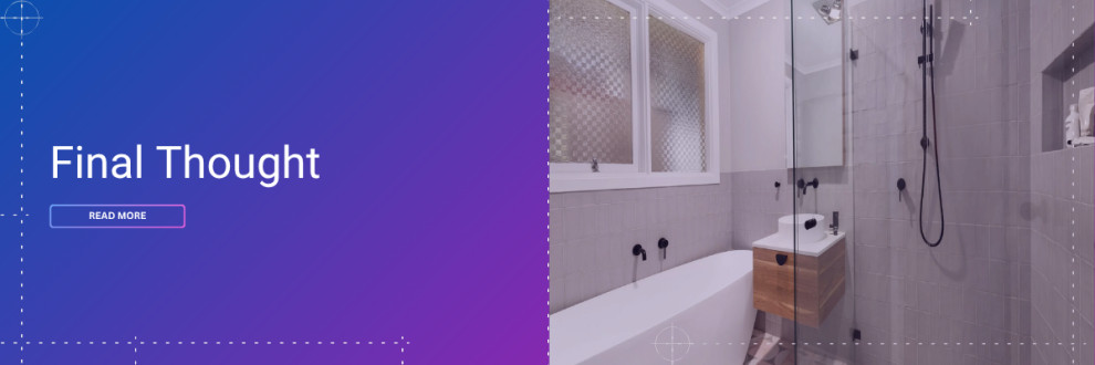 Modern bathroom interior illustrating the result of quality design, expert craftsmanship, and code-compliant renovation work.