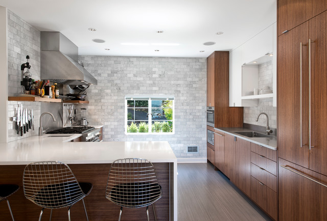 Prep and Cook Area contemporary-kitchen