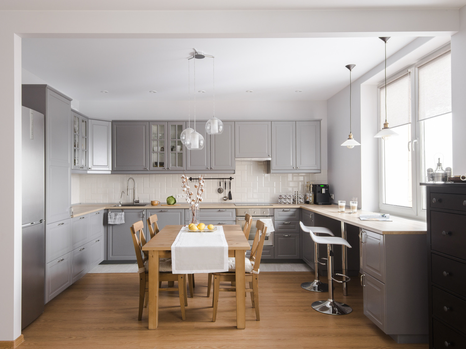 Легкий современный интерьер в ЖК Крылатский