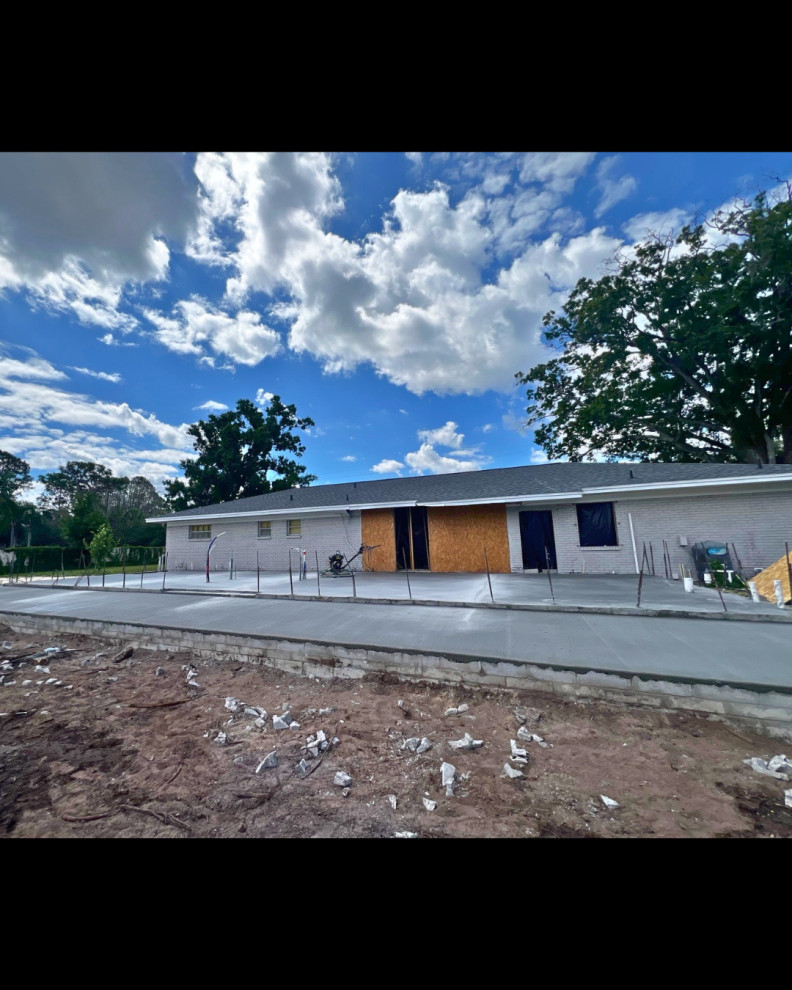 Home Addition — Slab to Block Work (Framing Next)