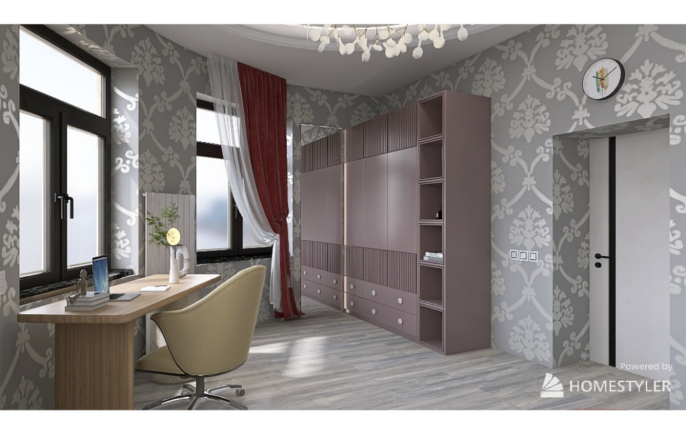 Квартира с радиусной стеной