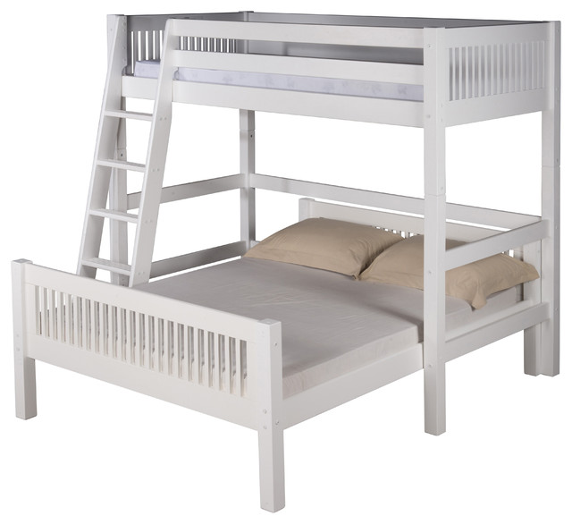 Camaflexi Twin Over Full Loft Bed L Shape Mission Headboard Camaflexi Twin Over Full Loft Bed L Shape Mission Headboard Craftsman Bunk Beds By