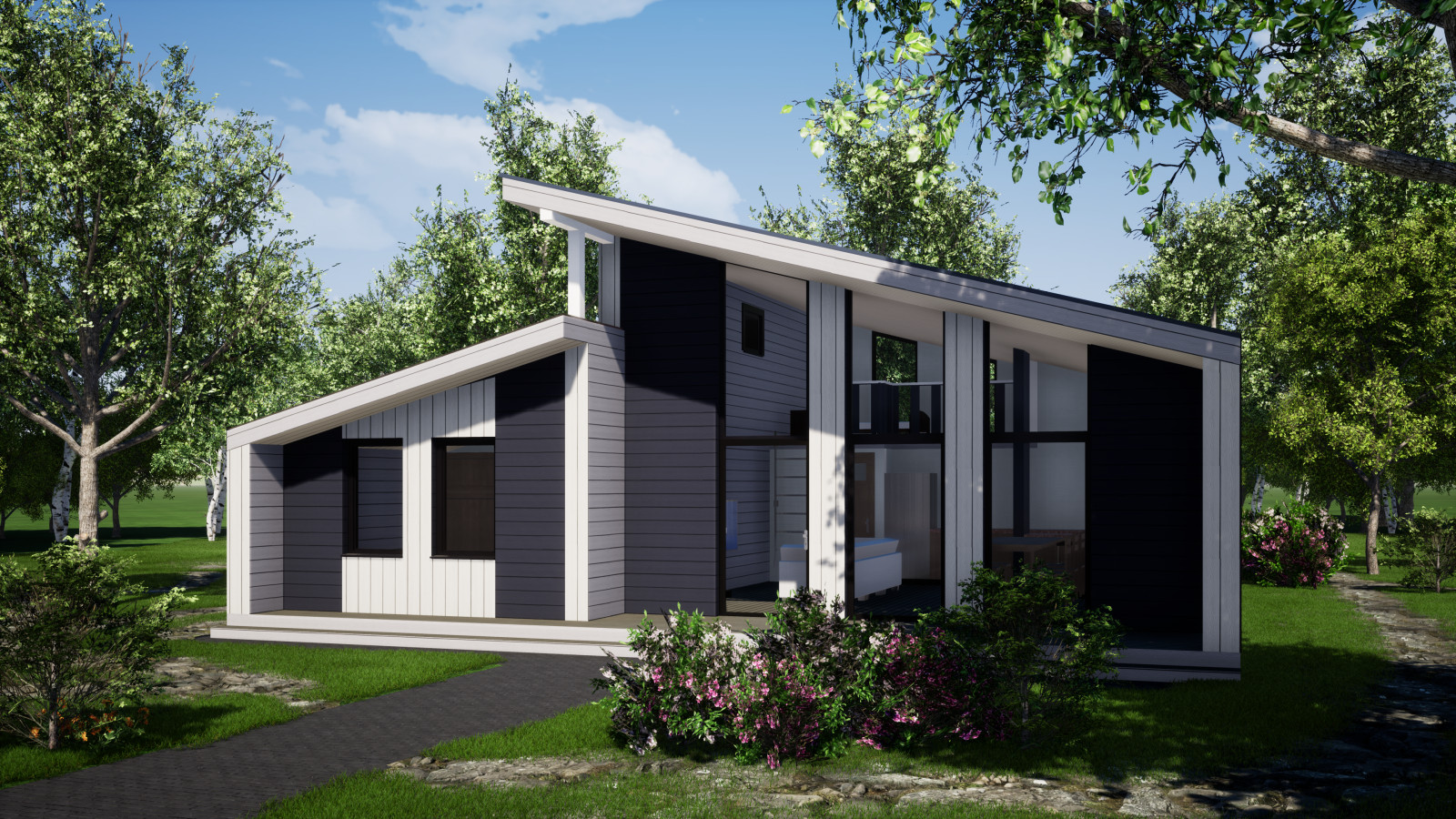 Проект каркасного дома "Кастор"