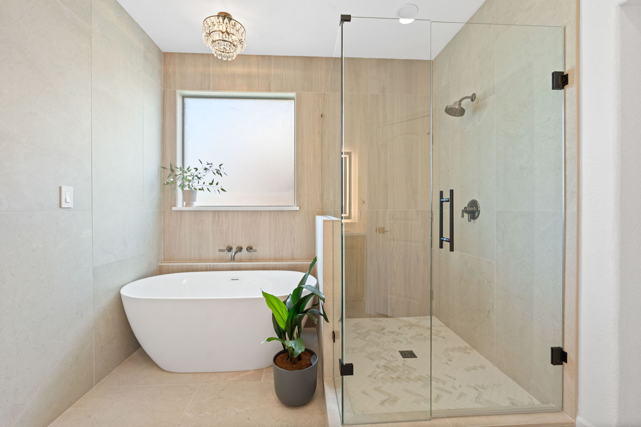 Inspiration for a transitional bathroom remodel in Austin
