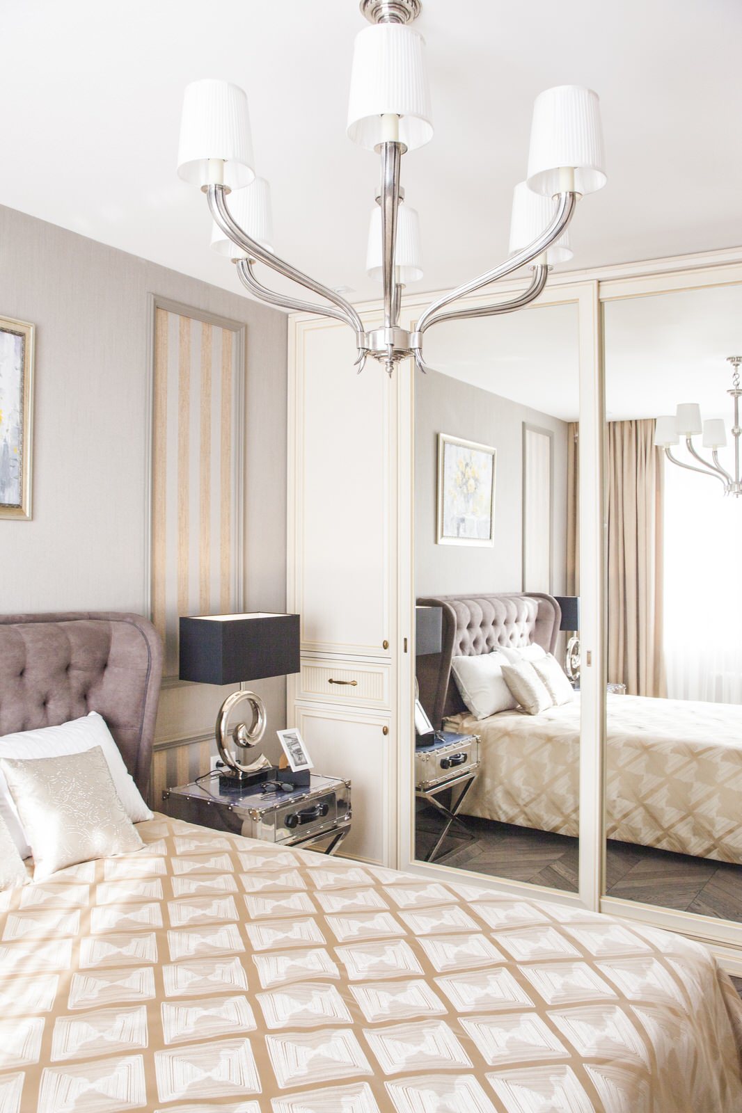 Помпезный Арт-деко в квартире на Нагатинской