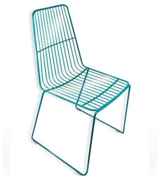 Blue Metal Dining Chairs metal maria industrial coated metal wire blue side chair Blue Metal Dining Chairs metal maria industrial coated metal wire blue side chair