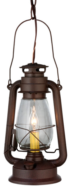 Meyda Lighting 114828 7"W Miners Lantern Mini Pendant