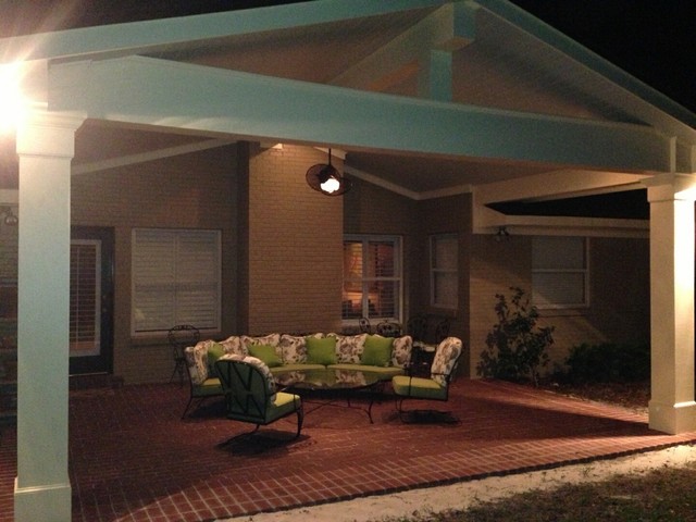 Back Porch Addition Back Porch Addition Traditional Patio
