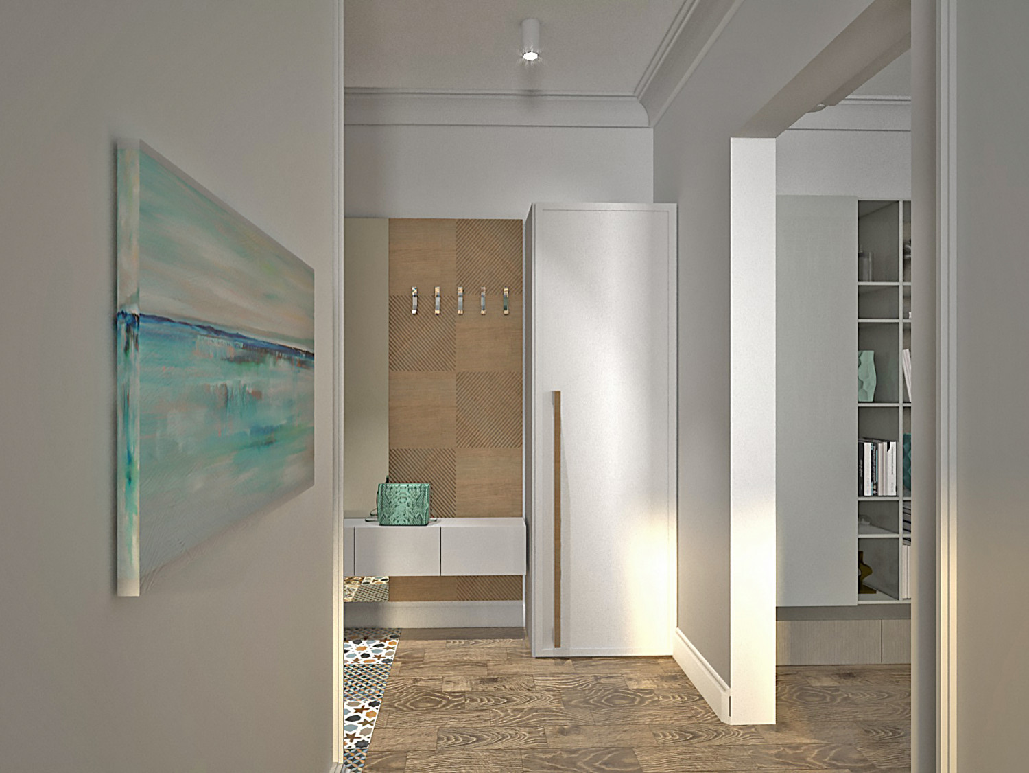 Однокомнатная квартира в Средиземноморском стиле