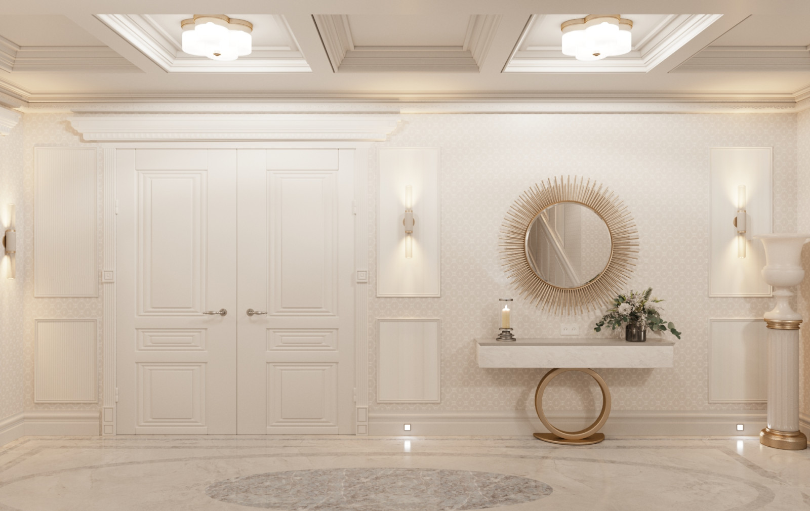 Входная зона в классическом стиле