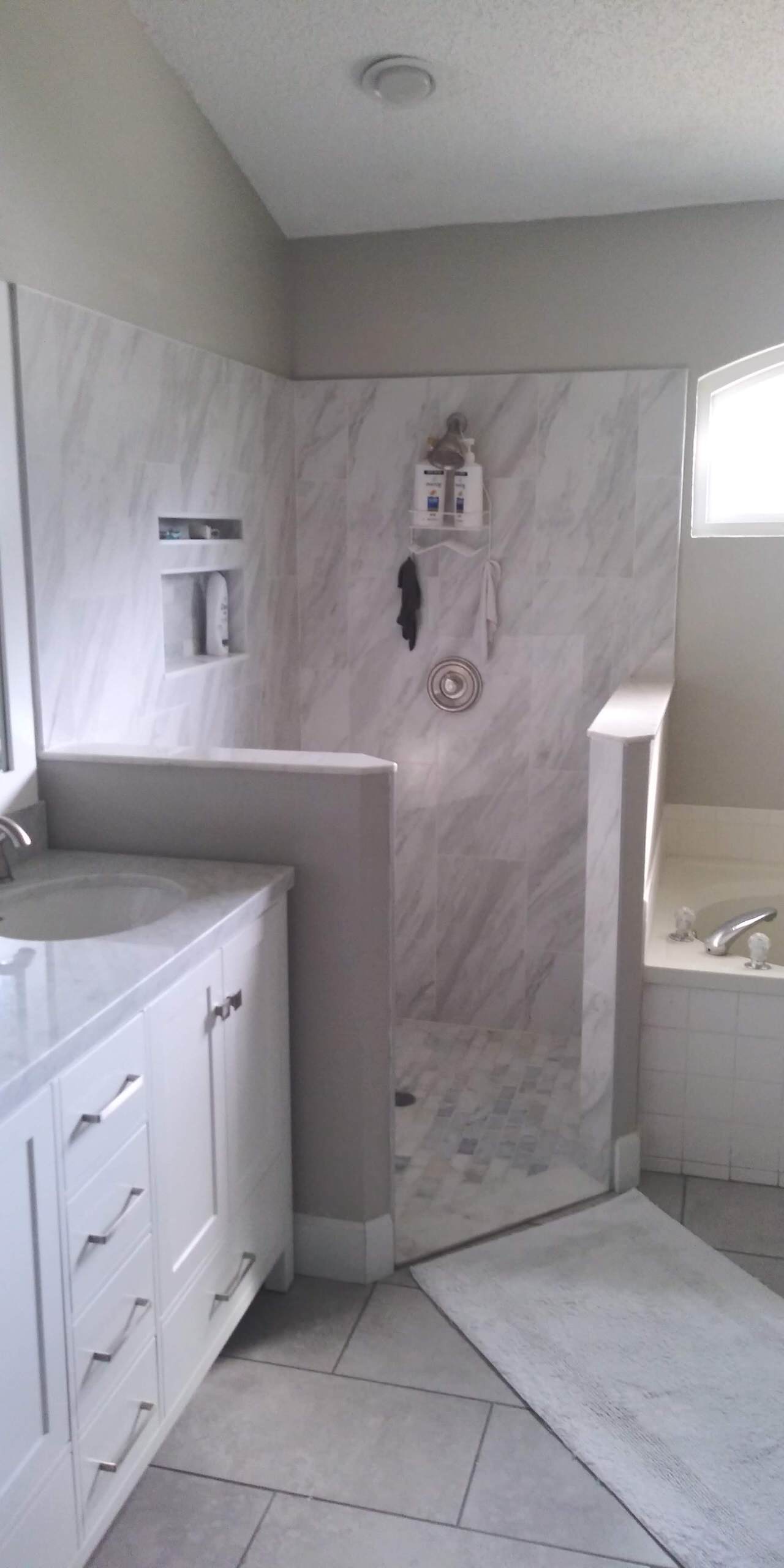 Wesley Chapel | Traditional | Partial Shower Remodel