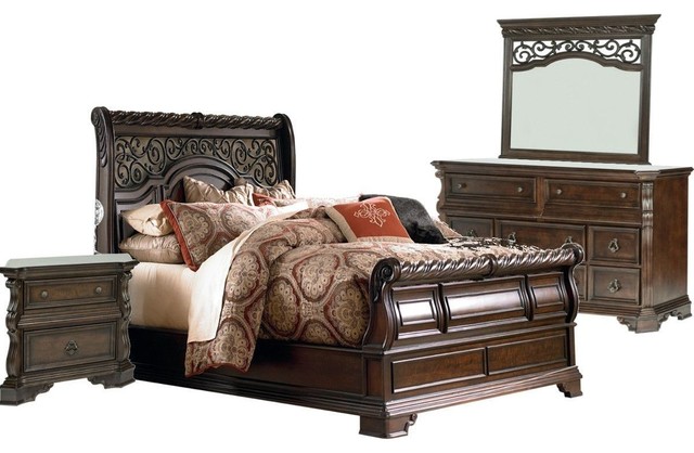 Liberty Furniture Arbor Place Sleigh Bedroom Set King