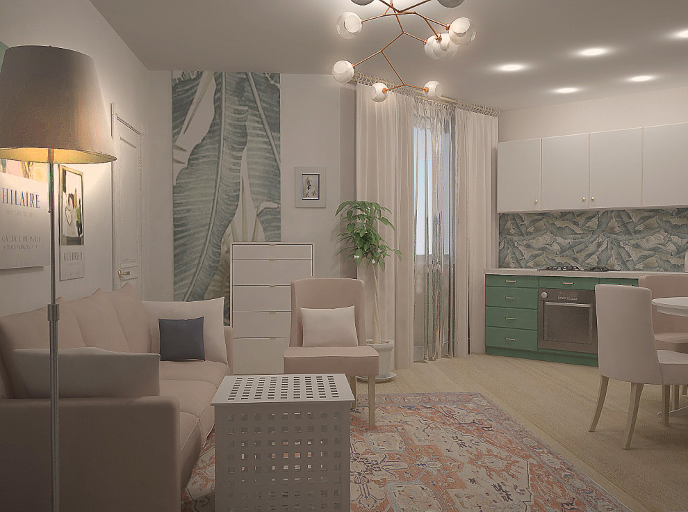 Квартира с интересной планировкой.