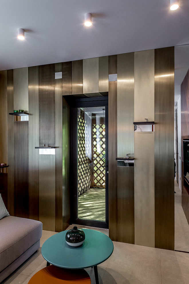 Латунные стеновые панели для проекта peredelka.tv