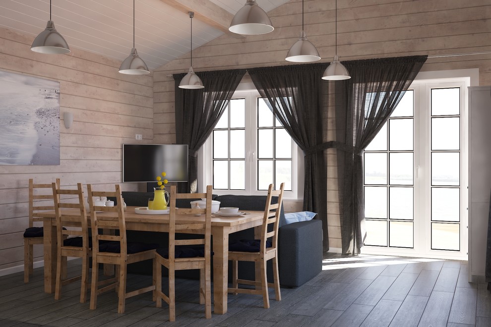 Гостевой дом из бруса 71 м²