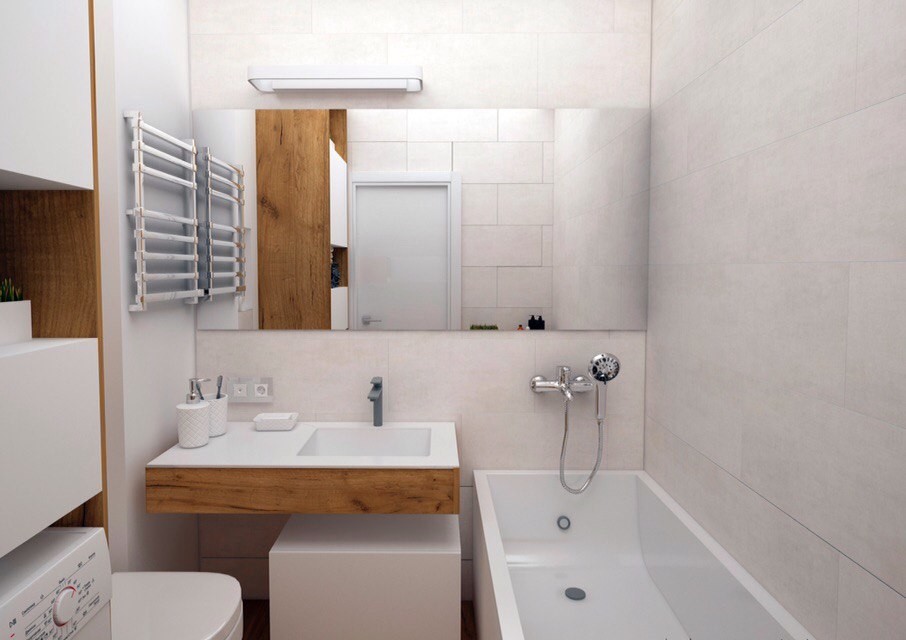 Проект санузла в доме на Соколовской улице