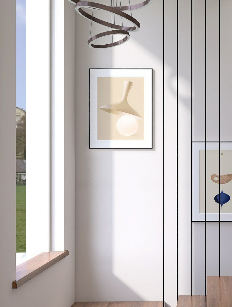 ЛЕСТНИЧНОЕ ПРОСТРАНСТВО В ЗАГОРОДНОМ КОТТЕДЖЕ