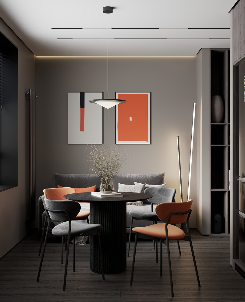 Дизайн-проект квартиры в современном стиле для молодой яркой пары