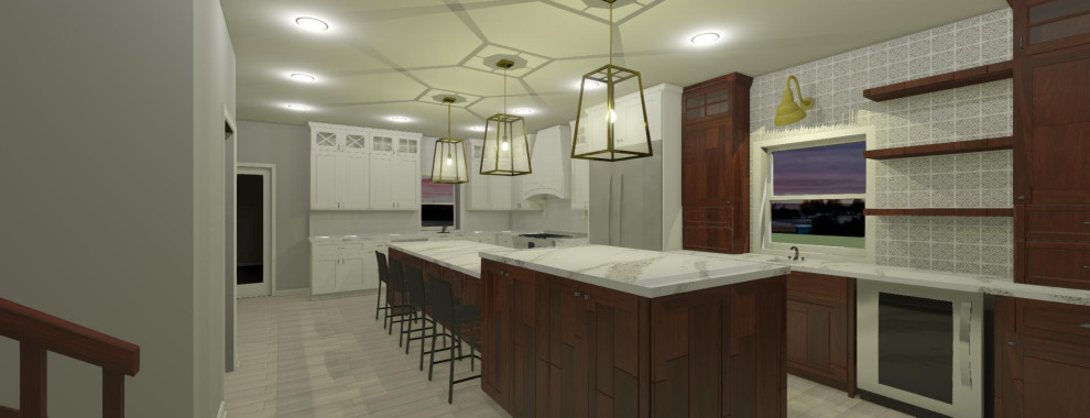 Home design - transitional home design idea in Milwaukee
