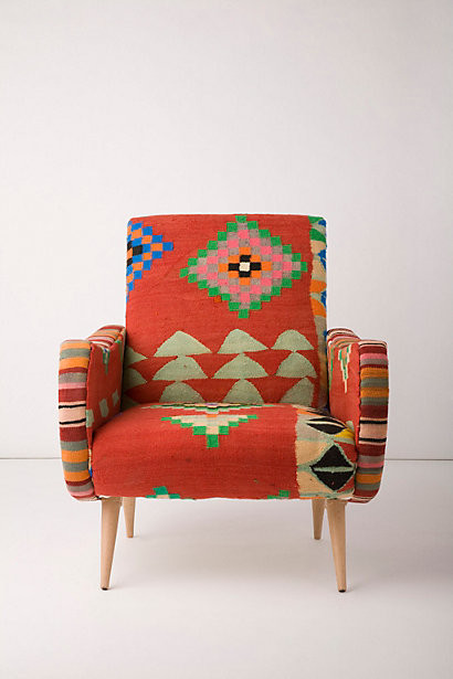 One-Of-A-Kind Berr Armchair, Up Arrows