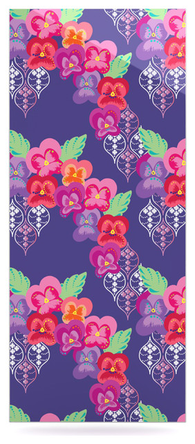 Anneline Sophia "Beautifully Boho" Purple Metal Luxe Panel, 9"x21"