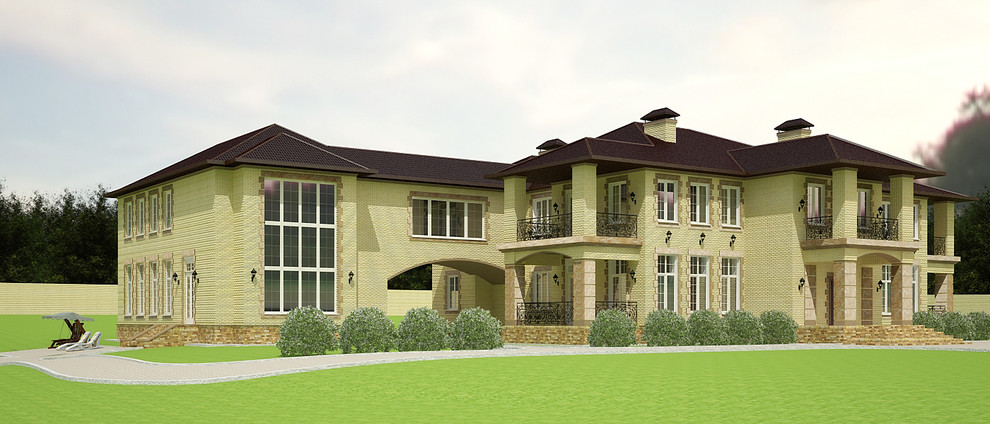 Загородный дом в английском стиле,оборудованный тепловым насосом